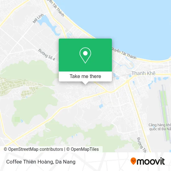 Coffee Thiên Hoàng map