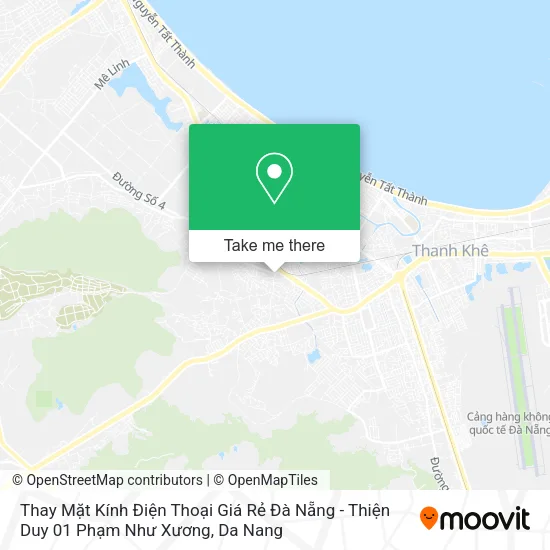 Thay Mặt Kính Điện Thoại Giá Rẻ Đà Nẵng - Thiện Duy 01 Phạm Như Xương map