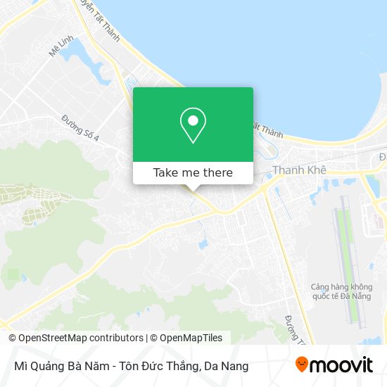 Mì Quảng Bà Năm - Tôn Đức Thắng map