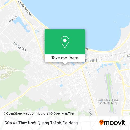 Rửa Xe Thay Nhớt Quang Thành map