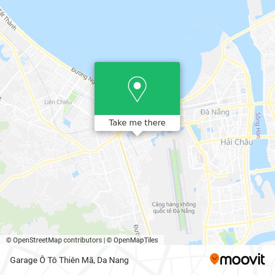 Garage Ô Tô Thiên Mã map
