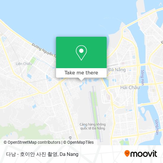다낭 - 호이안 사진 촬영 map