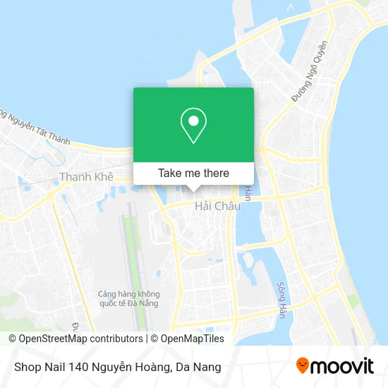 Shop Nail 140 Nguyễn Hoàng map