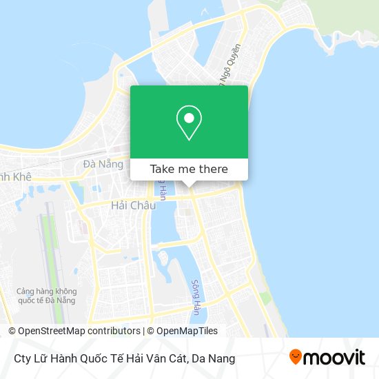 Cty Lữ Hành Quốc Tế Hải Vân Cát map