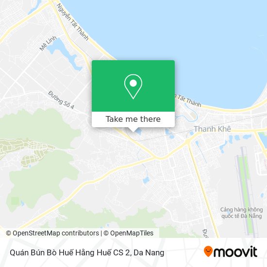 Quán Bún Bò Huế Hằng Huế CS 2 map