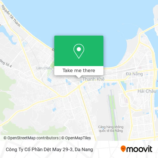 Công Ty Cổ Phần Dệt May 29-3 map