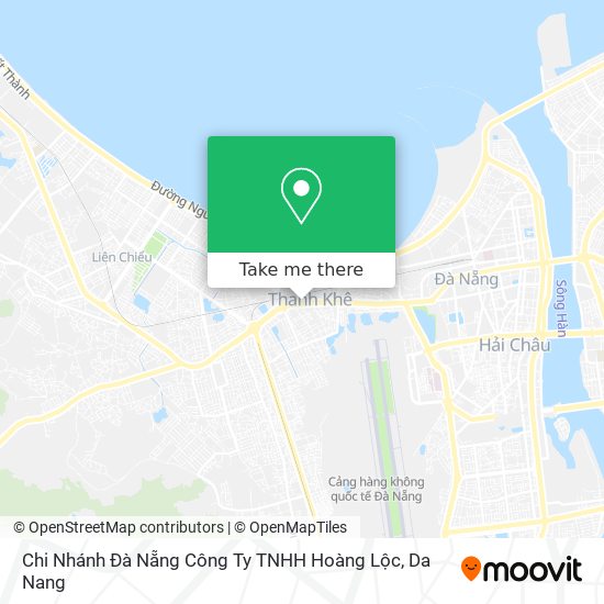 Chi Nhánh Đà Nẵng Công Ty TNHH Hoàng Lộc map
