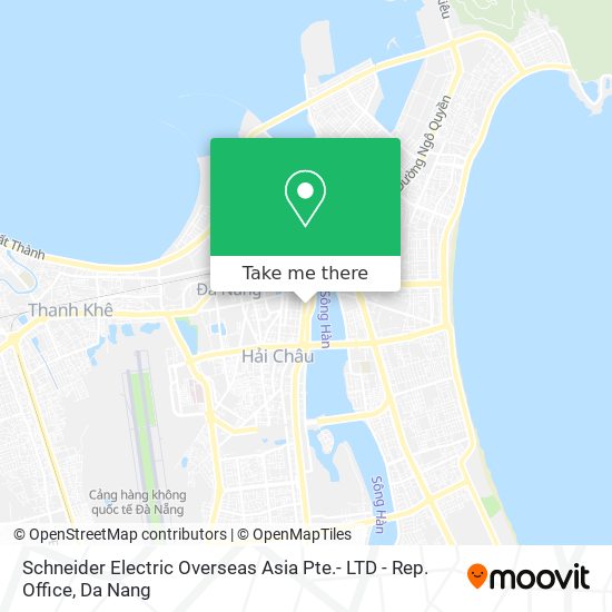 Schneider Electric Overseas Asia Pte.- LTD - Rep. Office map