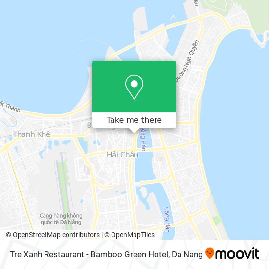 Tre Xanh Restaurant - Bamboo Green Hotel map