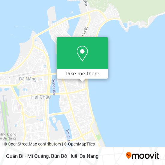 Quán Bi - Mì Quảng, Bún Bò Huế map