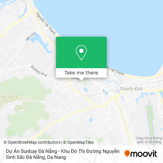 Dự Án Sunbay Đà Nẵng - Khu Đô Thị Đường Nguyễn Sinh Sắc Đà Nẵng map