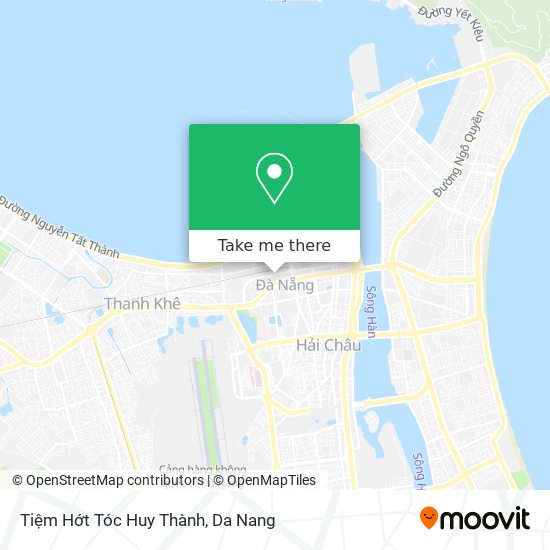 Tiệm Hớt Tóc Huy Thành map