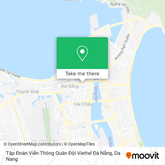 Tập Đoàn Viễn Thông Quân Đội Viettel Đà Nẵng map