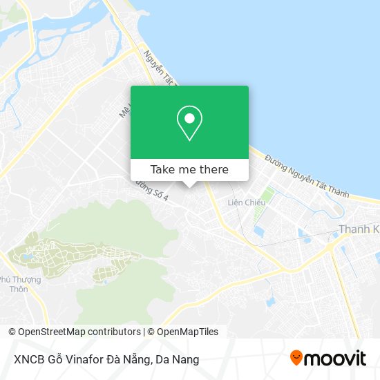 XNCB Gỗ Vinafor Đà Nẵng map