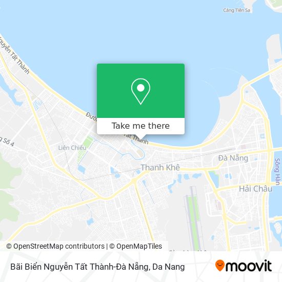 Bãi Biển Nguyễn Tất Thành-Đà Nẵng map