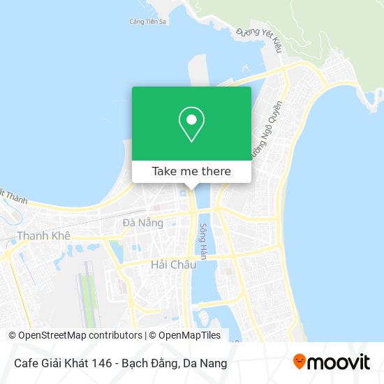 Cafe Giải Khát 146 - Bạch Đằng map