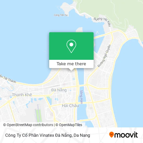Công Ty Cổ Phần Vinatex Đà Nẵng map