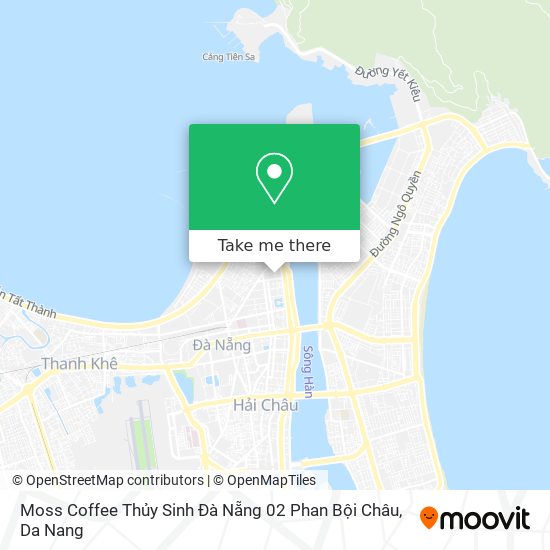 Moss Coffee Thủy Sinh Đà Nẵng 02 Phan Bội Châu map