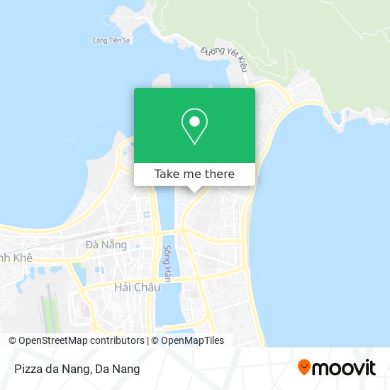 Pizza da Nang map