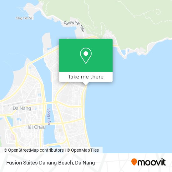 Fusion Suites Danang Beach map