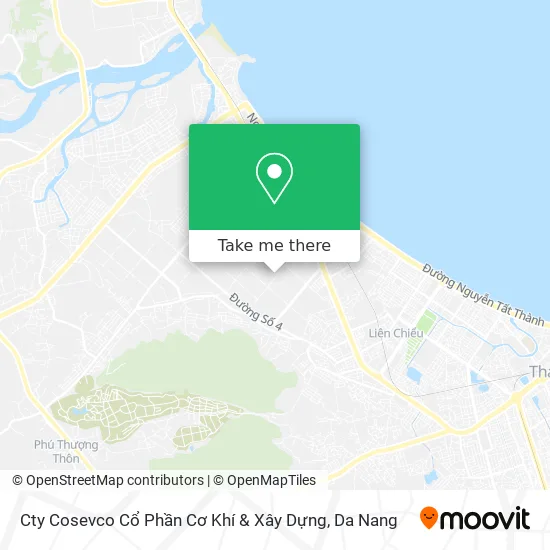 Cty Cosevco Cổ Phần Cơ Khí & Xây Dựng map