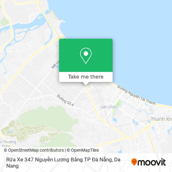 Rửa Xe 347 Nguyễn Lương Bằng TP Đà Nẵng map