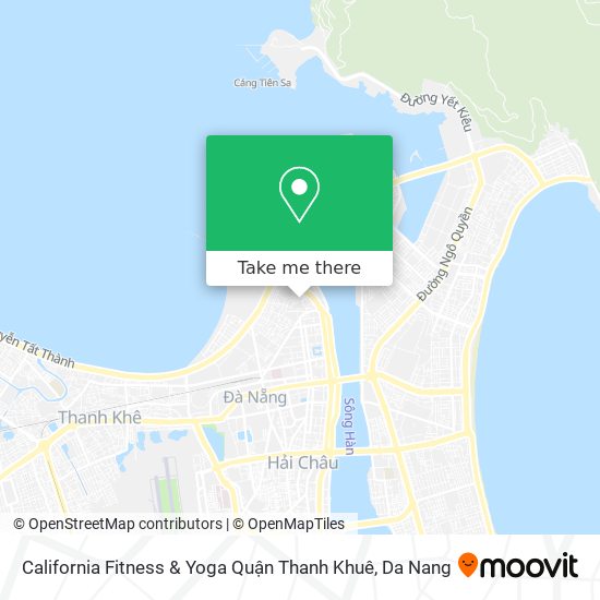 California Fitness & Yoga Quận Thanh Khuê map