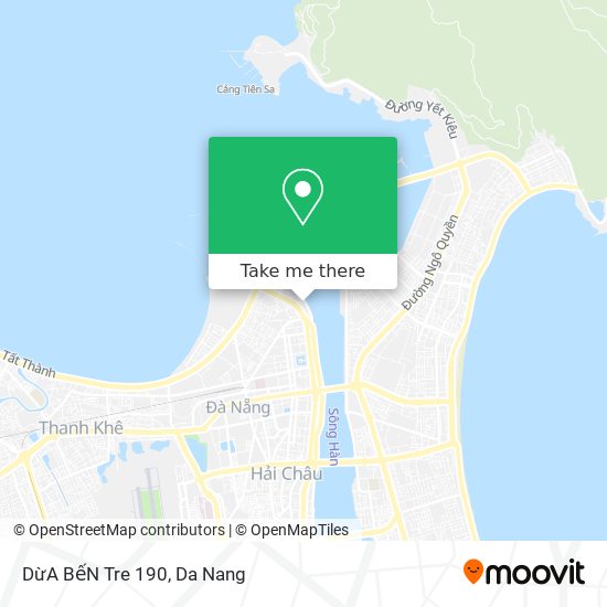 DừA BếN Tre 190 map
