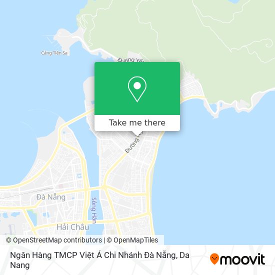 Ngân Hàng TMCP Việt Á Chi Nhánh Đà Nẵng map