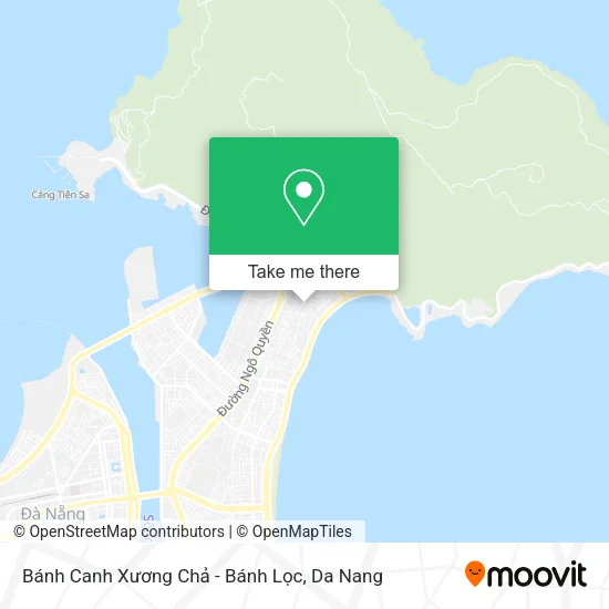 Bánh Canh Xương Chả - Bánh Lọc map