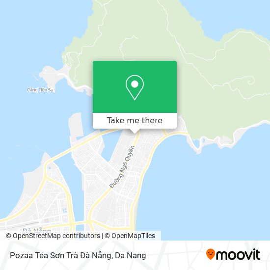 Pozaa Tea Sơn Trà Đà Nẵng map