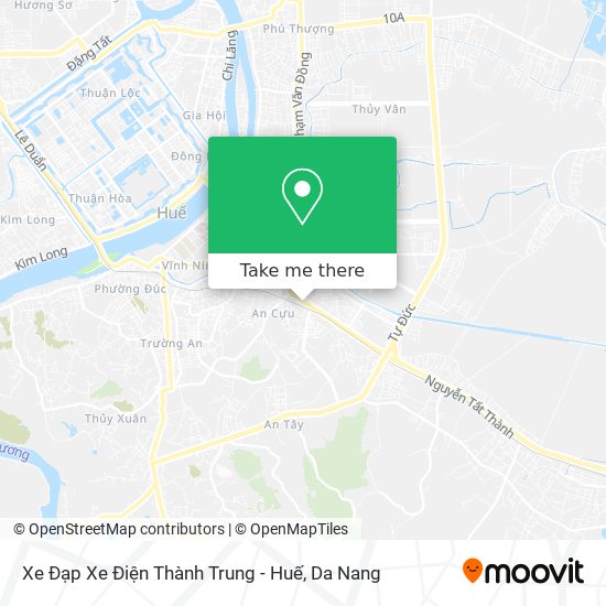 Xe Đạp Xe Điện Thành Trung - Huế map