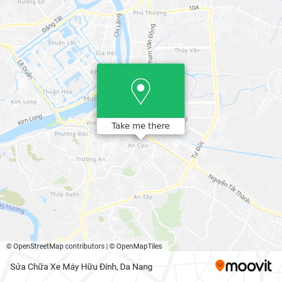 Sửa Chữa Xe Máy Hữu Đính map