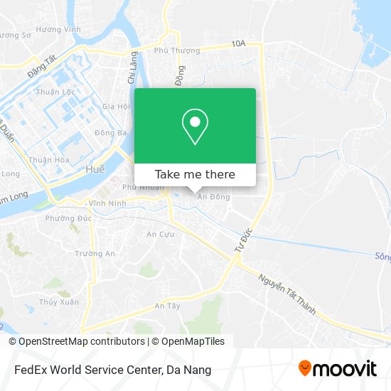 FedEx World Service Center map