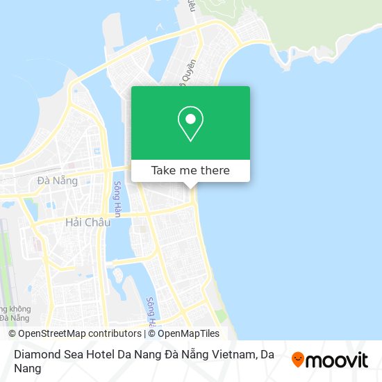 Diamond Sea Hotel Da Nang Đà Nẵng Vietnam map