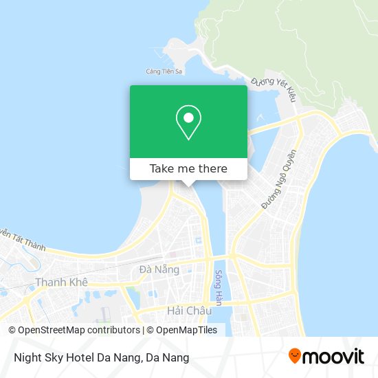 Night Sky Hotel Da Nang map
