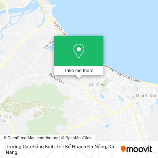 Trường Cao Đẳng Kinh Tế - Kế Hoạch Đà Nẵng map