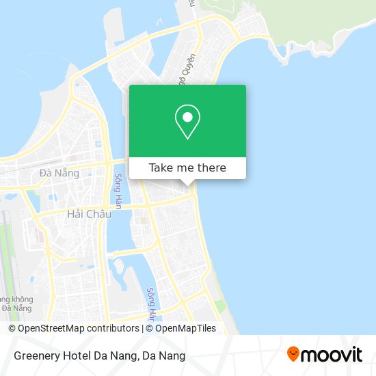 Greenery Hotel Da Nang map