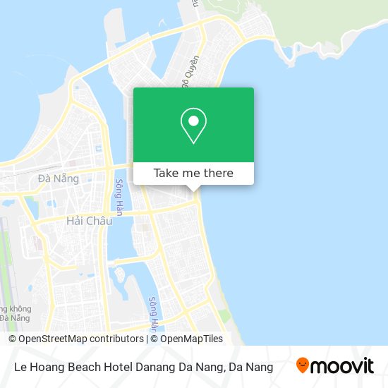 Le Hoang Beach Hotel Danang Da Nang map