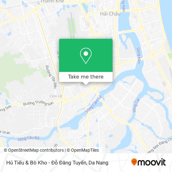 Hủ Tiếu & Bò Kho - Đỗ Đăng Tuyển map