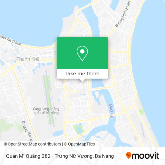 Quán Mì Quảng 282 - Trưng Nữ Vương map