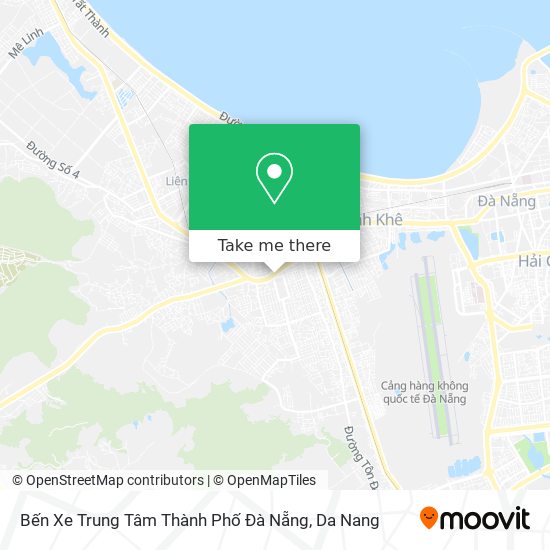 Bến Xe Trung Tâm Thành Phố Đà Nẵng map