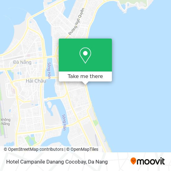 Hotel Campanile Danang Cocobay map