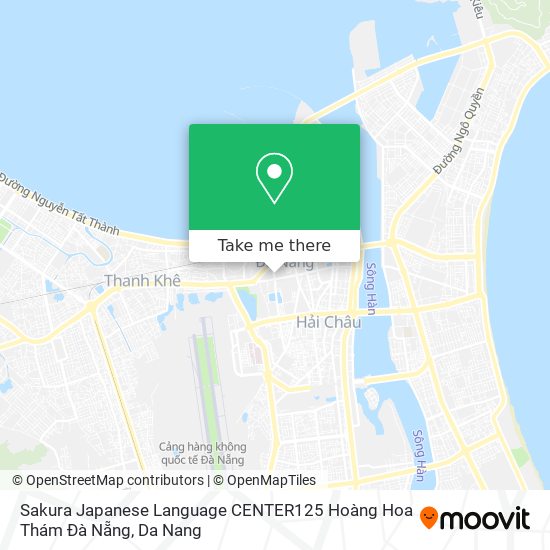 Sakura Japanese Language CENTER125 Hoàng Hoa Thám Đà Nẵng map