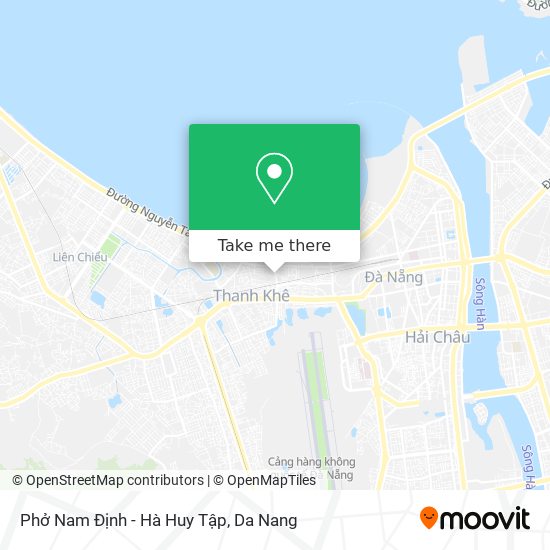 Phở Nam Định - Hà Huy Tập map