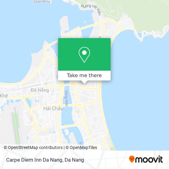 Carpe Diem Inn Da Nang map