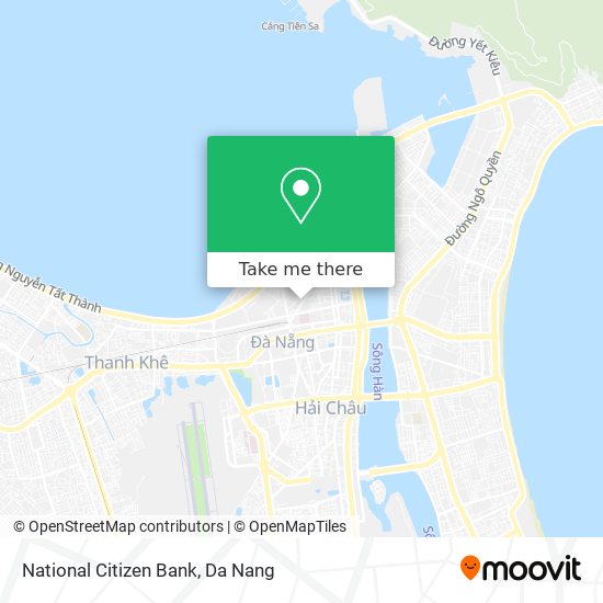 How to get to National Citizen Bank in Hai Chau by Bus?