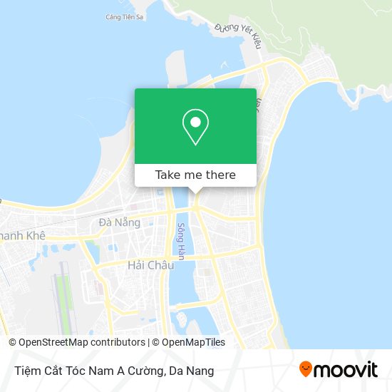 Tiệm Cắt Tóc Nam A Cường map