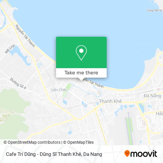 Cafe Trí Dũng - Dũng Sĩ Thanh Khê map