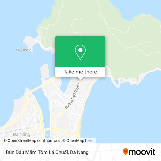 Bún Đậu Mắm Tôm Lá Chuối map
